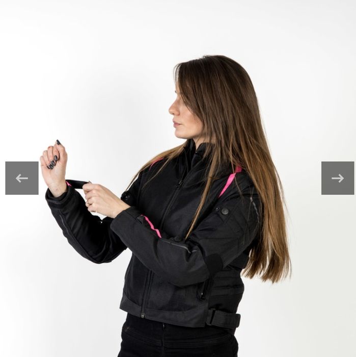 Geaca Moto Dama Noua - mărime S/Negru