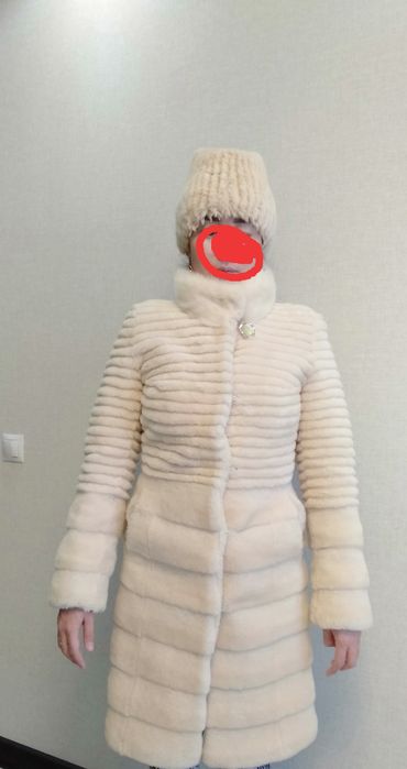 Продам шубу мутон +шапка норка
