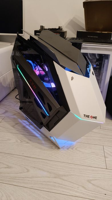 Sistem gaming: ryzen 7 8700f, B840M wifi, 16gb ddr5, rx5700xt, ssd m2  512gb+256gb, 1000w platinum, aio rgb