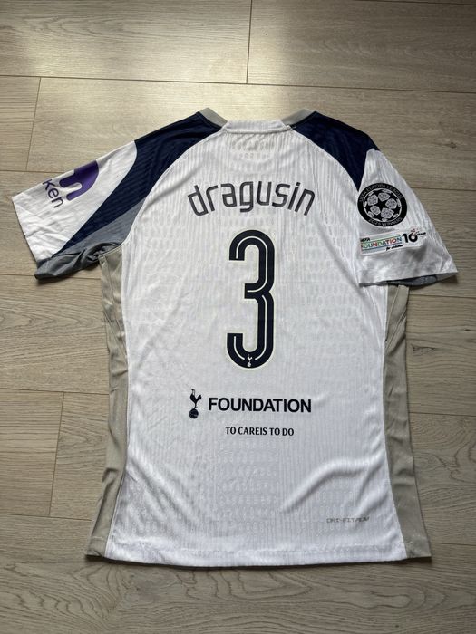 Tricou Fotbal Tottenham Home 25/26–Radu Dragusin #3
