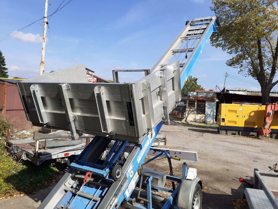 Подемник ремарке 200кг. / 13м. ПОД НАЕМ - за строителни материали