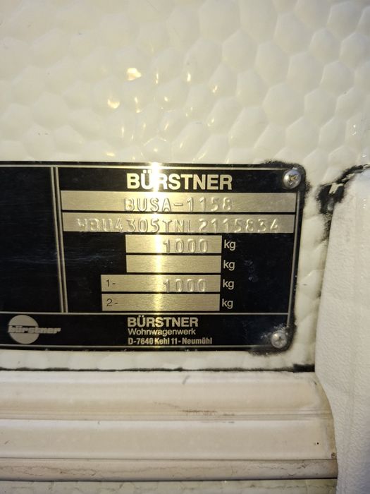 Rulota Burstner 4 persoane