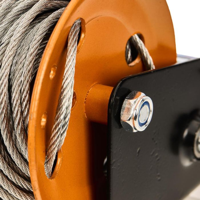 Troliu manual vinci, capacitate 544 kg 1200 lbs, lungime cablu 10