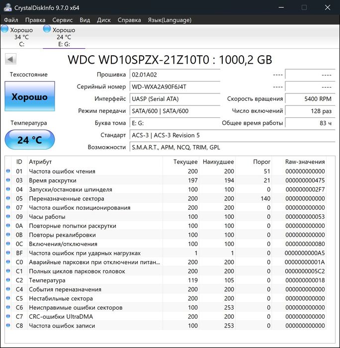 Продам переностной диск на 1 tb