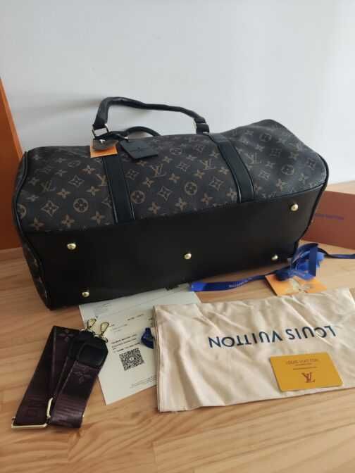 In stoc voiaj, geanta sport piele Louis Vuitton 1109.9