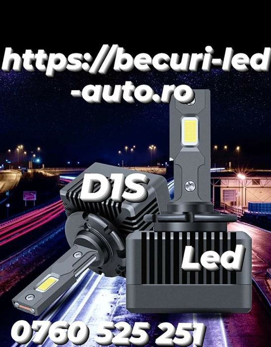 Doua Becuri Led D1S/D2S/D3S/D4S Canbus 200Watti/24000Lm