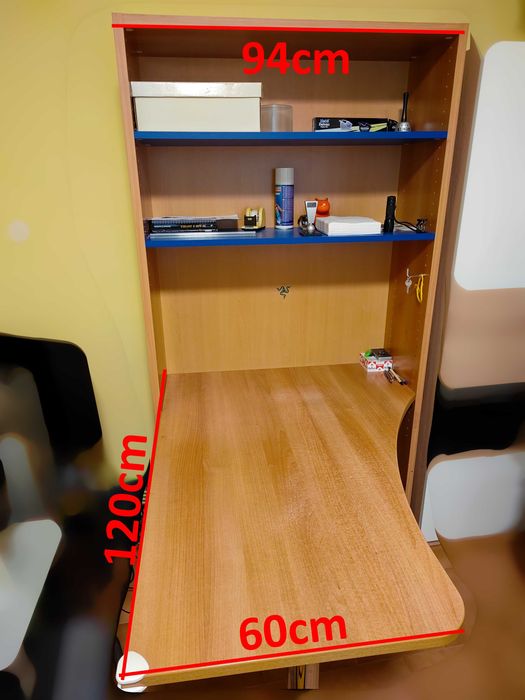 Бюро за офиса с 2 рафта