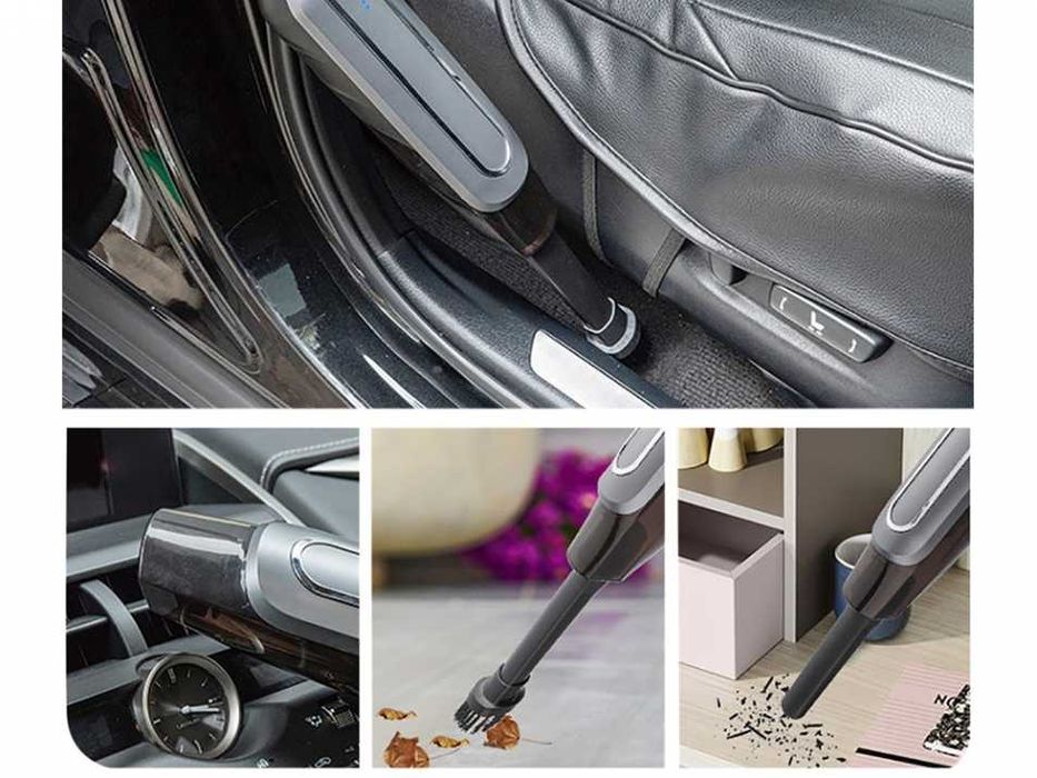 ТОП ОБЯВА Мощна преносима безжична прахосмукачка за дома и колата 100W