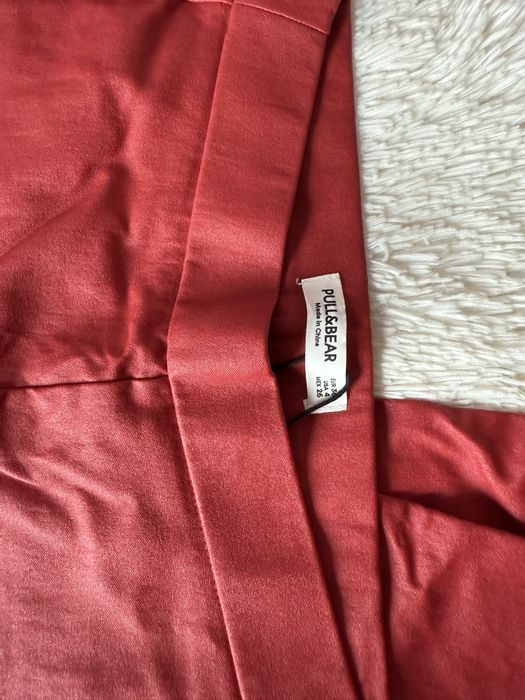 Женски кожен панталон Pull&bear