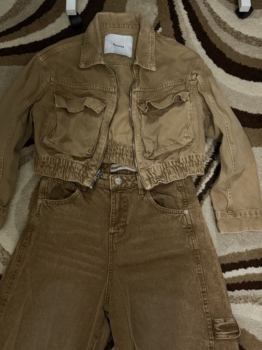 Костюм Bershka: джинсовка + джинсы