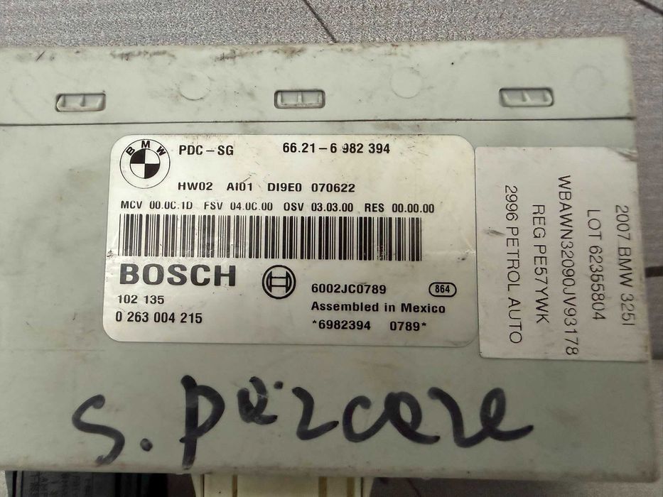 Calculator PDC Parctronic BMW Seria 3 E92 E93 66216982394 2007 / [2005-2014] / (5A3)