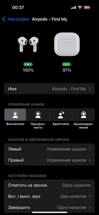 Продам Airpods 4 ANC