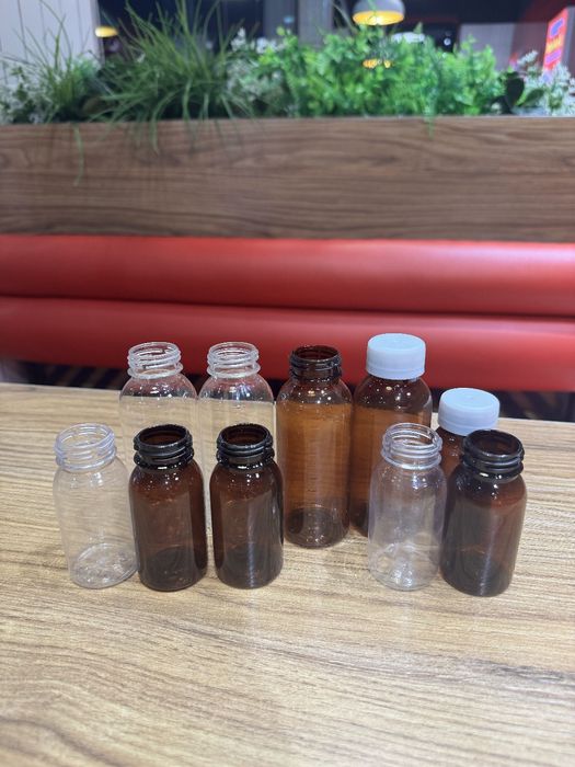 Бутылки ПЭТ 50мл и 100мл
Размер венчика: диаметр 28
Форма оплаты любая