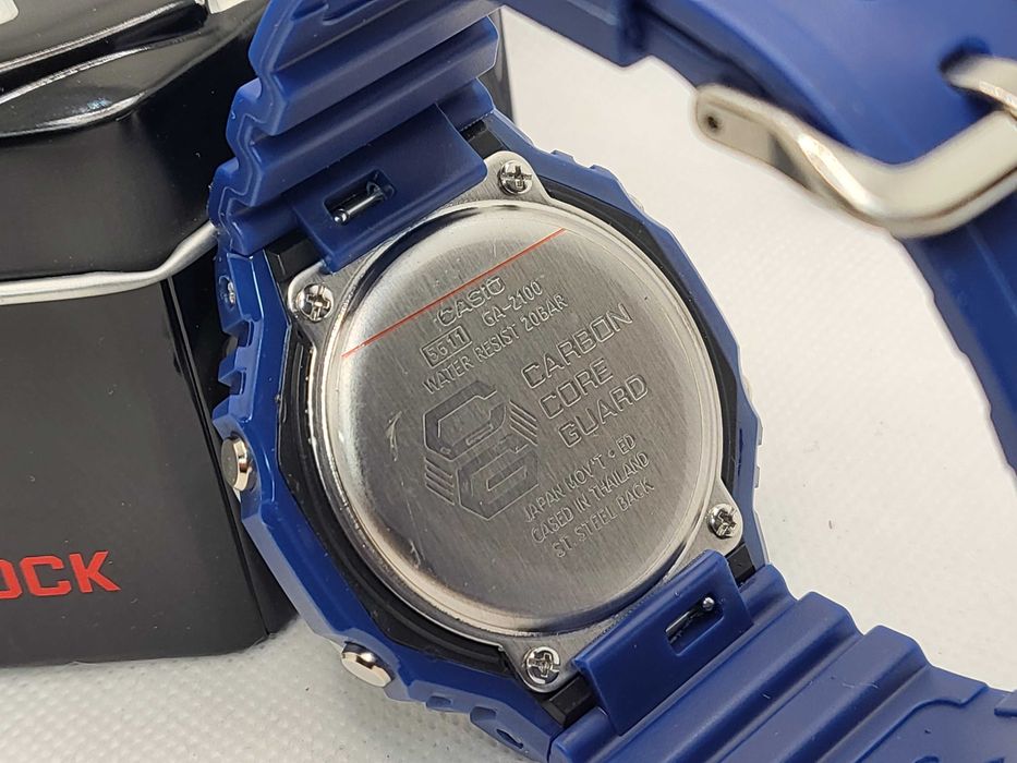 Ceas Sport Casio g shock ga 2110 ET-2AER, BOLD BLUE , Nou,Garantie 2 ani