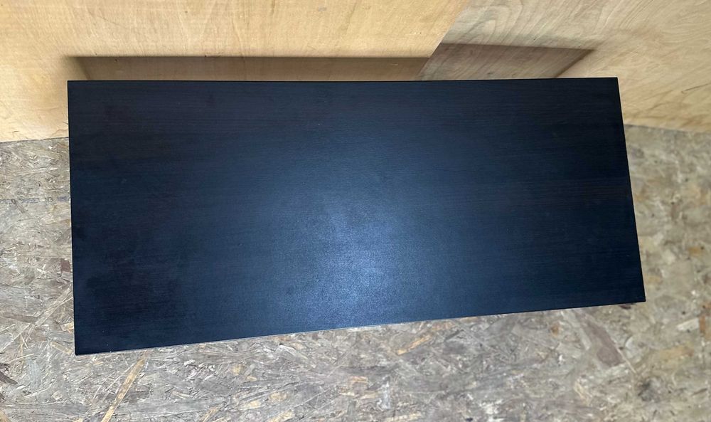 Masuta de cafea cu blat 80x35 cm; Masa cu raft
