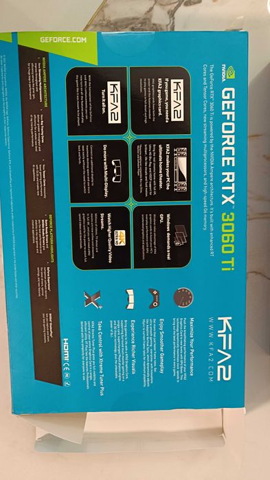 Видеокарта KFA2 GeForce RTX 3060 Ti 8GB Plus OC