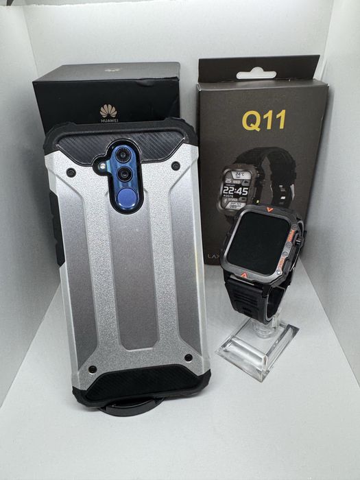 Pachet Huawei Mate 20 Lite cu husa + Smartwatch nou | Full Box | Husă