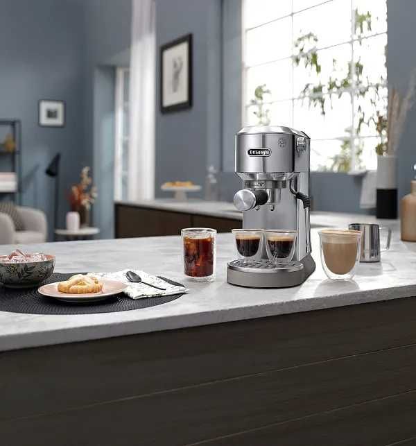 Kофеварка DeLonghi EC890.M Dedica Duo официальная гарантия