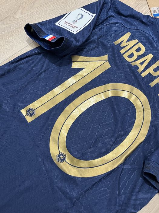 Tricou de fotbal Nike France Franta Kylian Mbappe 10 marime L WC 2022
