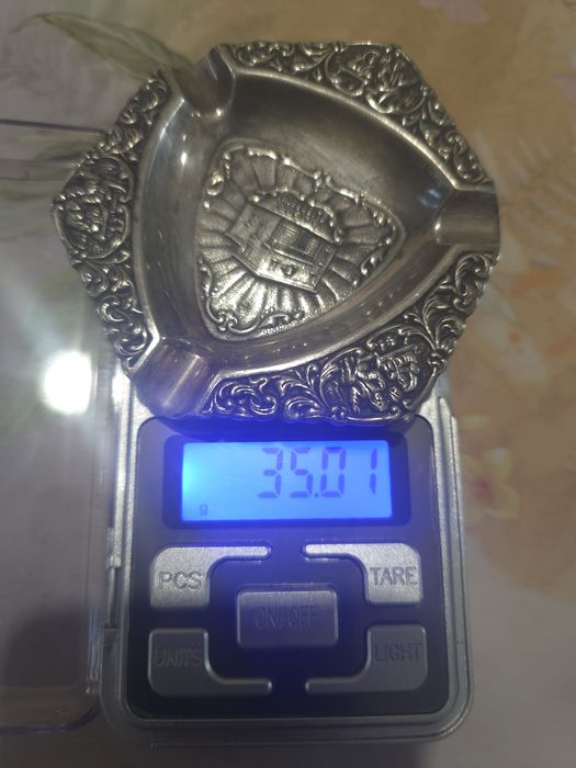 Винтидж сребърен пепелник 925 „Fa. L. Gort - Sliedrecht“ – 35 гр.