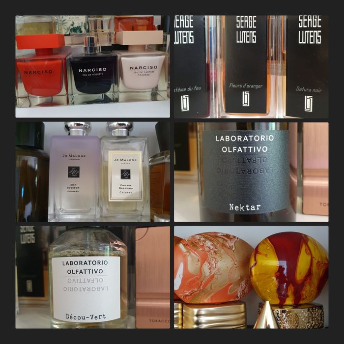 Отливки на парфюми от личната ми колекция.