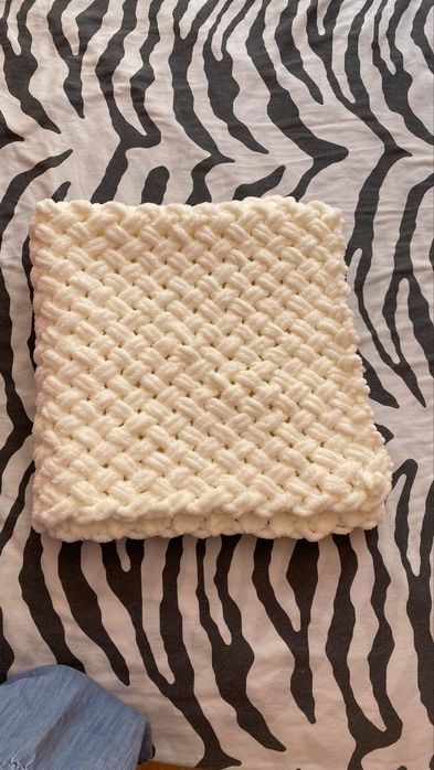 Одеало с пуф прежда