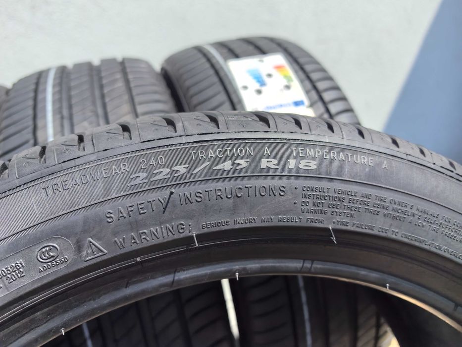 225/45/18 Мишелин ДОТ 2024 г - Чисто нови - Рън Флат / МОЕ