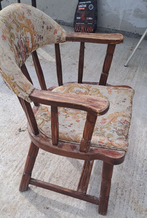 Scaune rustice 8 buc