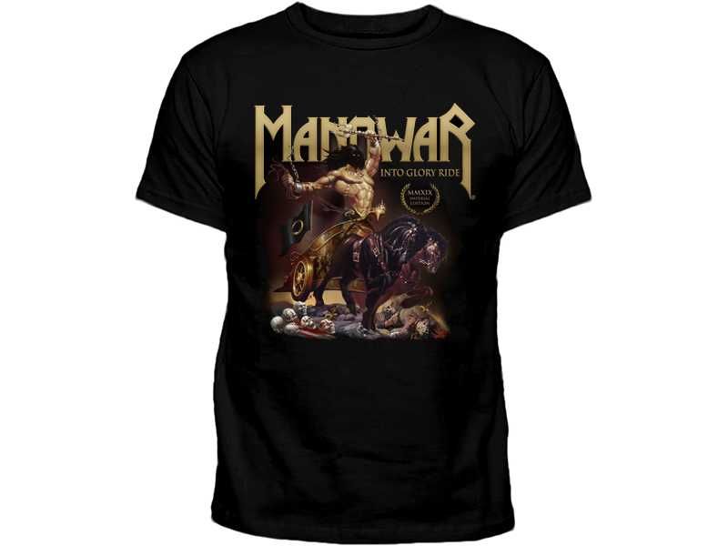 Рок тениска Manowar 7 модела всички размери