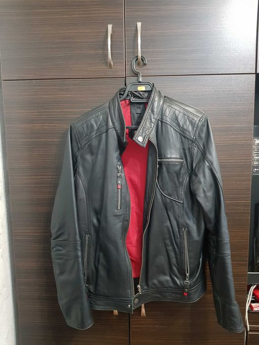 Мъжко кожено яке (телешка кожа)