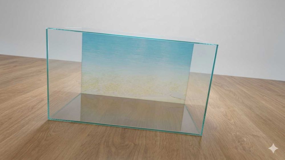 Аквариум с фото принт 45л