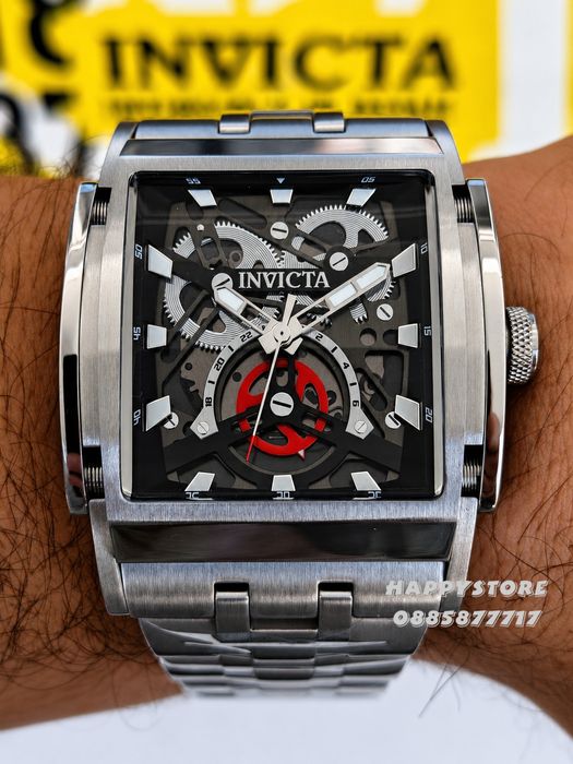 INVICTA Powertrain Gen 2 silver 47 mm, Инвикта нов мъжки часовник