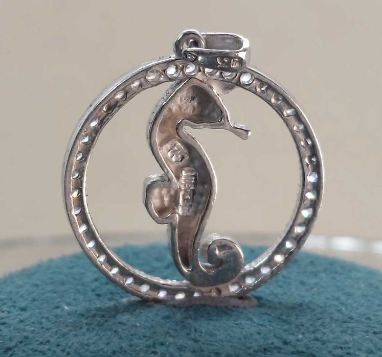Pandantiv Argint 925 „Căluț de Mare” – Semnat SEZGIN SILVER