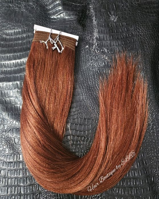 Естествена кестенява коса