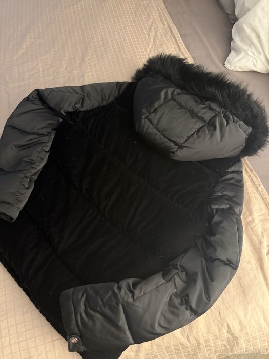 Черно яке с гъши пух Massimo Dutti