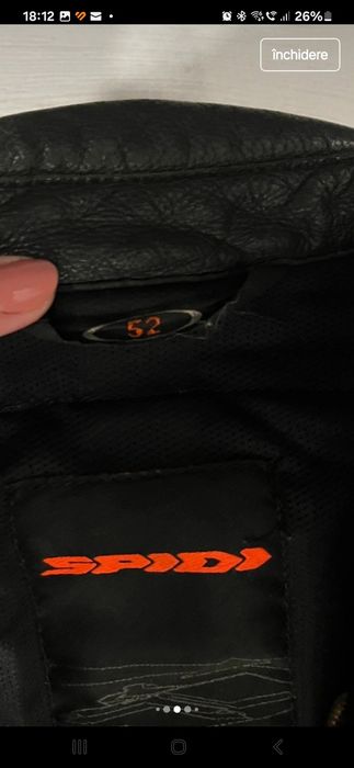 Costum moto din piele Spidi 52