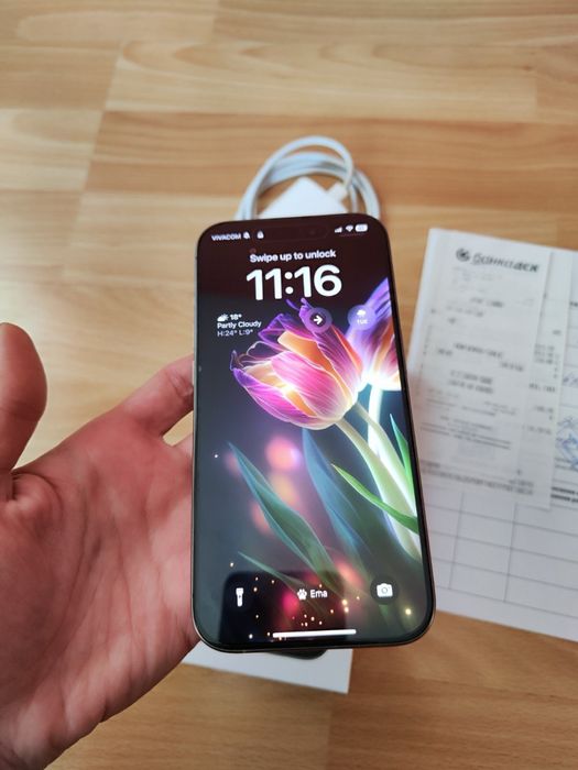 iPhone 15 Pro Natural Titanium – 256 GB с гаранция