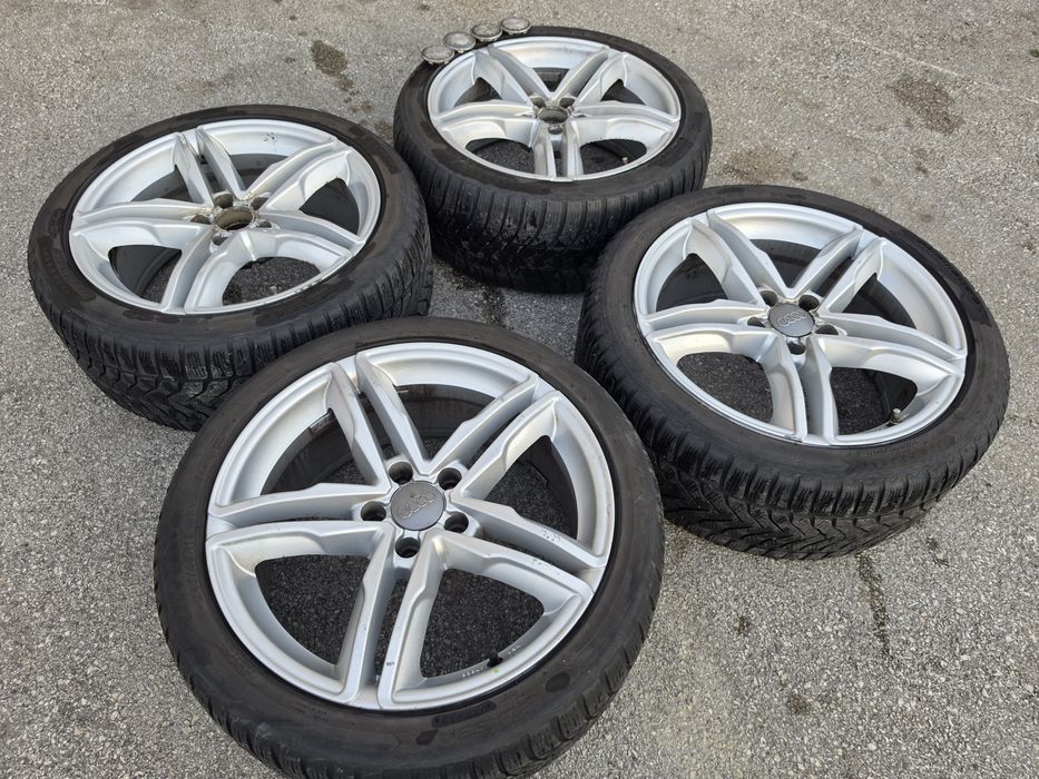 5х112/18 с гуми Ауди Мерцедес Шкода Фолксваген Сеат 5x112/18 Mercedes Audi VW Skoda