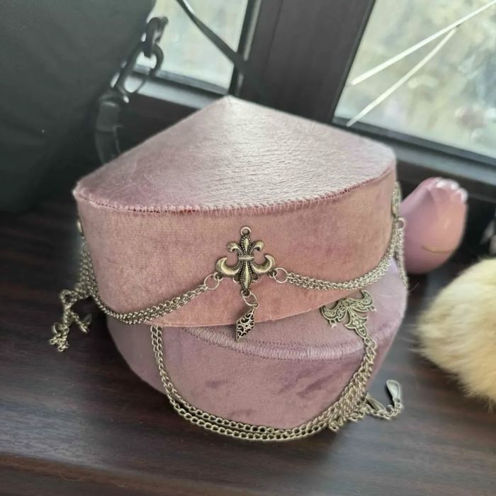 Тюбетейка новая розовая