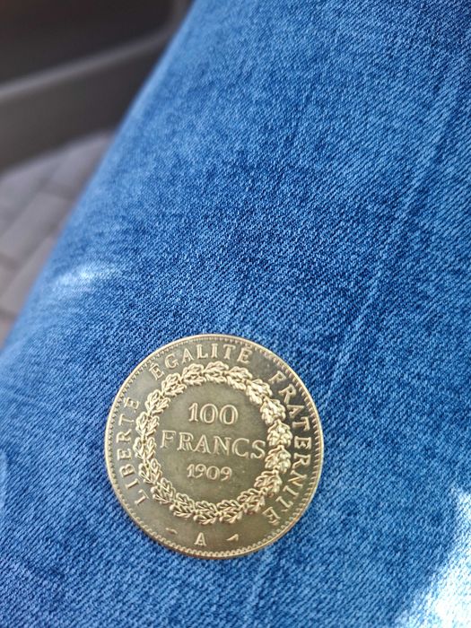 100 FRANCS 1909 gold