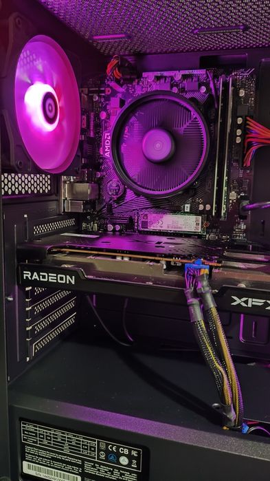 Pc gaming Rx 6600 8gb/Ryzen 5 5600X/16gb ram Gta V Fortnite Cs 2