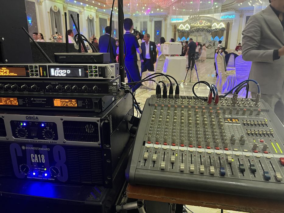 Оригинал DYNACORD 1000-2  Динакорд 1000-3  покаление активный микшер