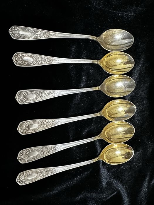 Ложки чайные , вилки , мельхиор , СССР