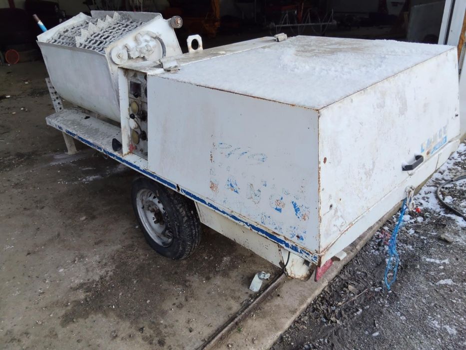 Masina pompa de tencuit lancy mixjet motor lombardini pe motorina