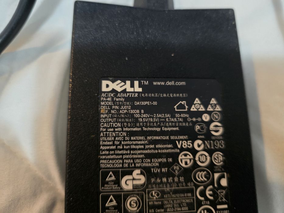 Incarcator de laptop Dell 130w model DA130PE1-00