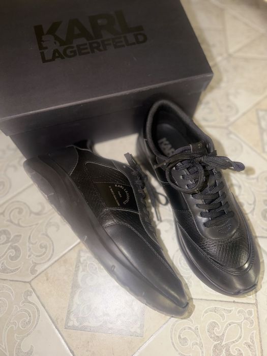 Кожаные кроссовки Karl Lagerfeld 41 pp