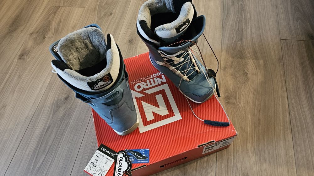 Boots snowboard  Nitro crown TLS, marime38, flex 6 mediu