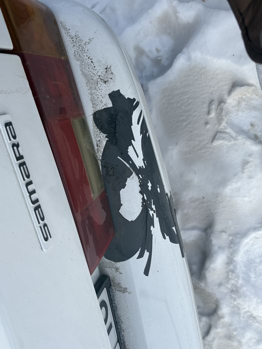 Бампер краска слетела 2114.