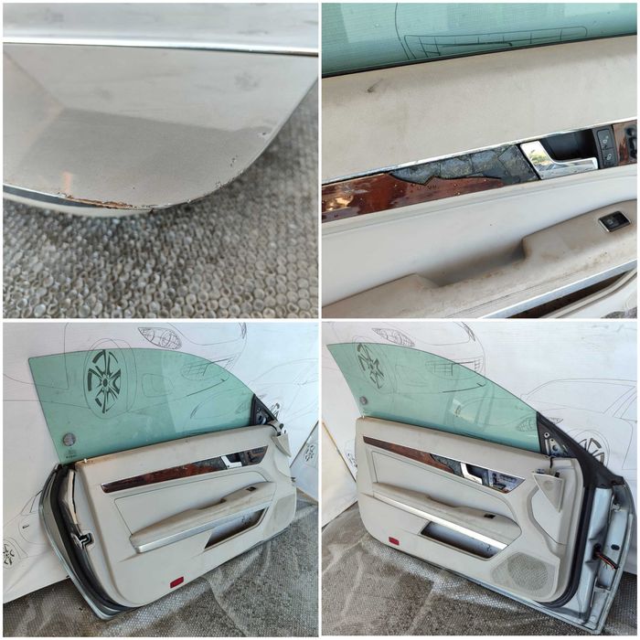 Ușă Față Stânga Mercedes-Benz E W212 / C207 Coupe Gri 792 - Argintiu Palladium A2077200105 2010 / [2009-2016] / (12G)