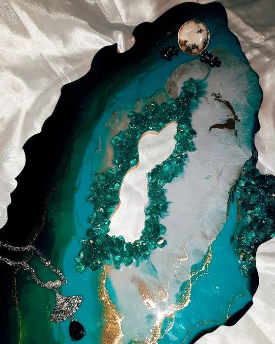 Жеода из эпоксидной смолы